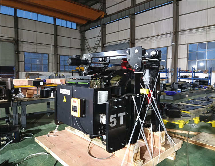 Two units European Standard 5t-41m Wire Rope Hoist has been Tested in MAGICART