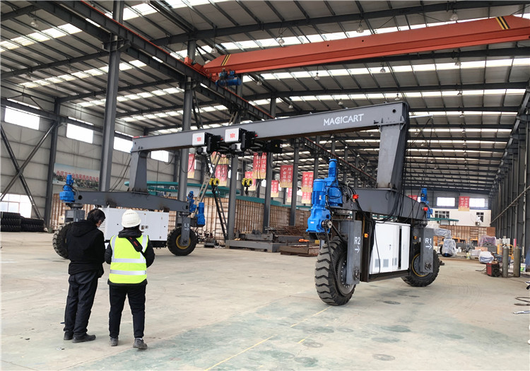 20t Electric RTG Crane was tested and certified by 3rd party -APave from Europe