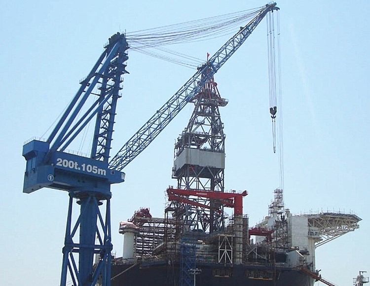 200t Portal Jib Crane for Ship Building