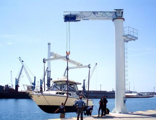 MAGICART has received order from Seychelles for 6t Boat Jib Crane   