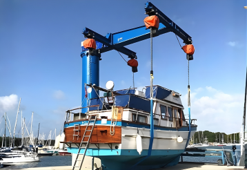 Boat jib crane