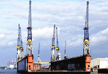 Floating Dock Crane