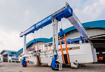 Mobile Boat Hoist -model BH 10~1000ton