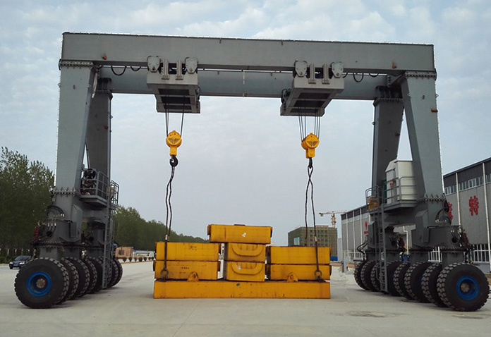 Rubber Tyre Double Beam Gantry Crane