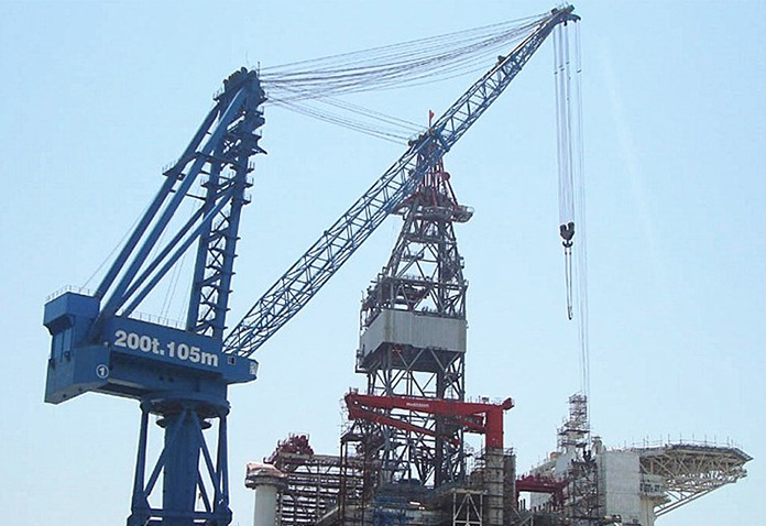 Shipyard Jib Crane