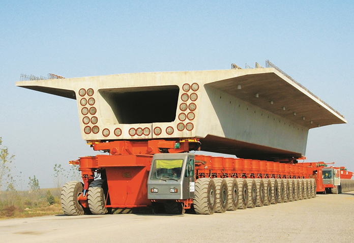 SPMT Vehicle Trailer