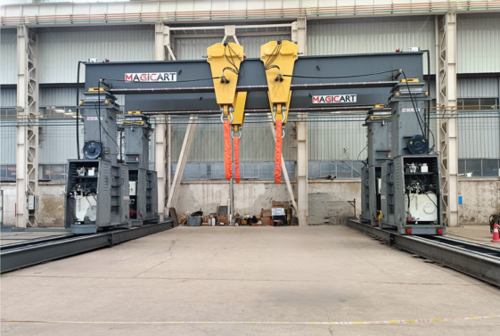 500T Hydraulic Gantry Crane Delivered to Russia with EAC Certification for Extreme Low-Temperature Operation