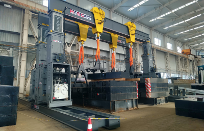 MAGICART Completes Full Factory Testing of 500T Hydraulic Gantry Crane