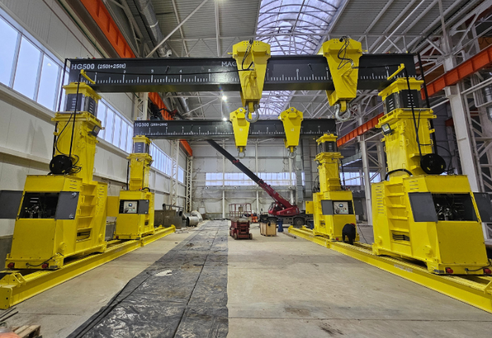 MAGICART Engineers Deployed for 500T Hydraulic Gantry Crane Installation