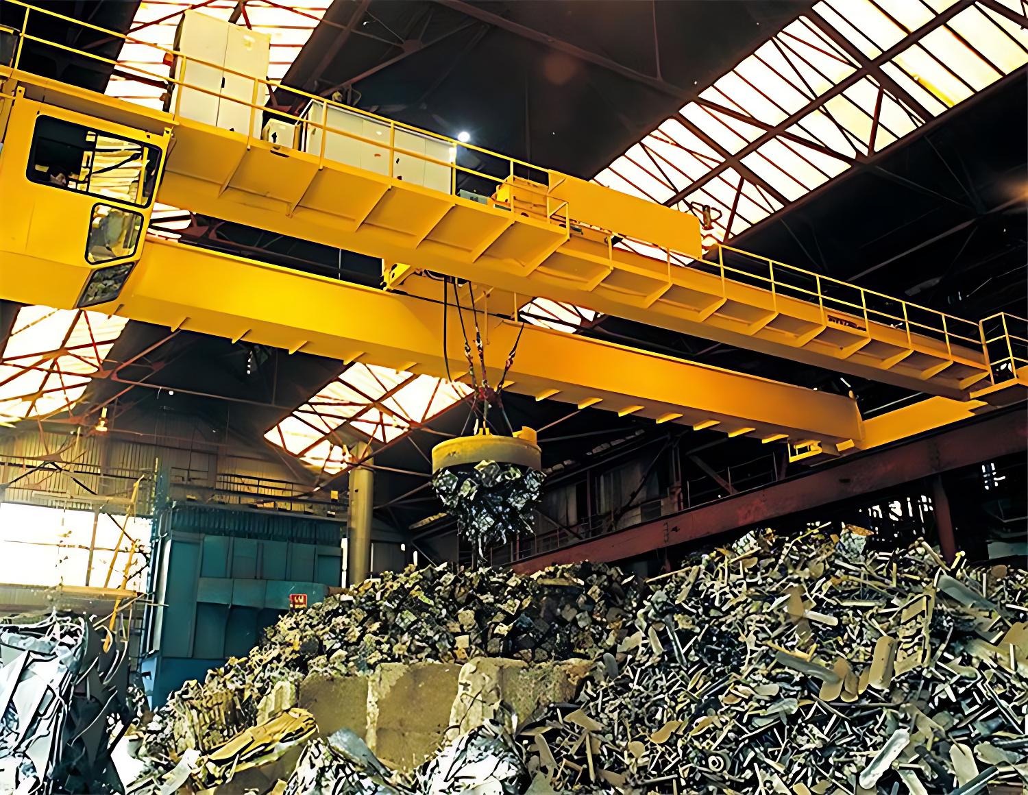 Electromagnetic Crane for Steel Slag