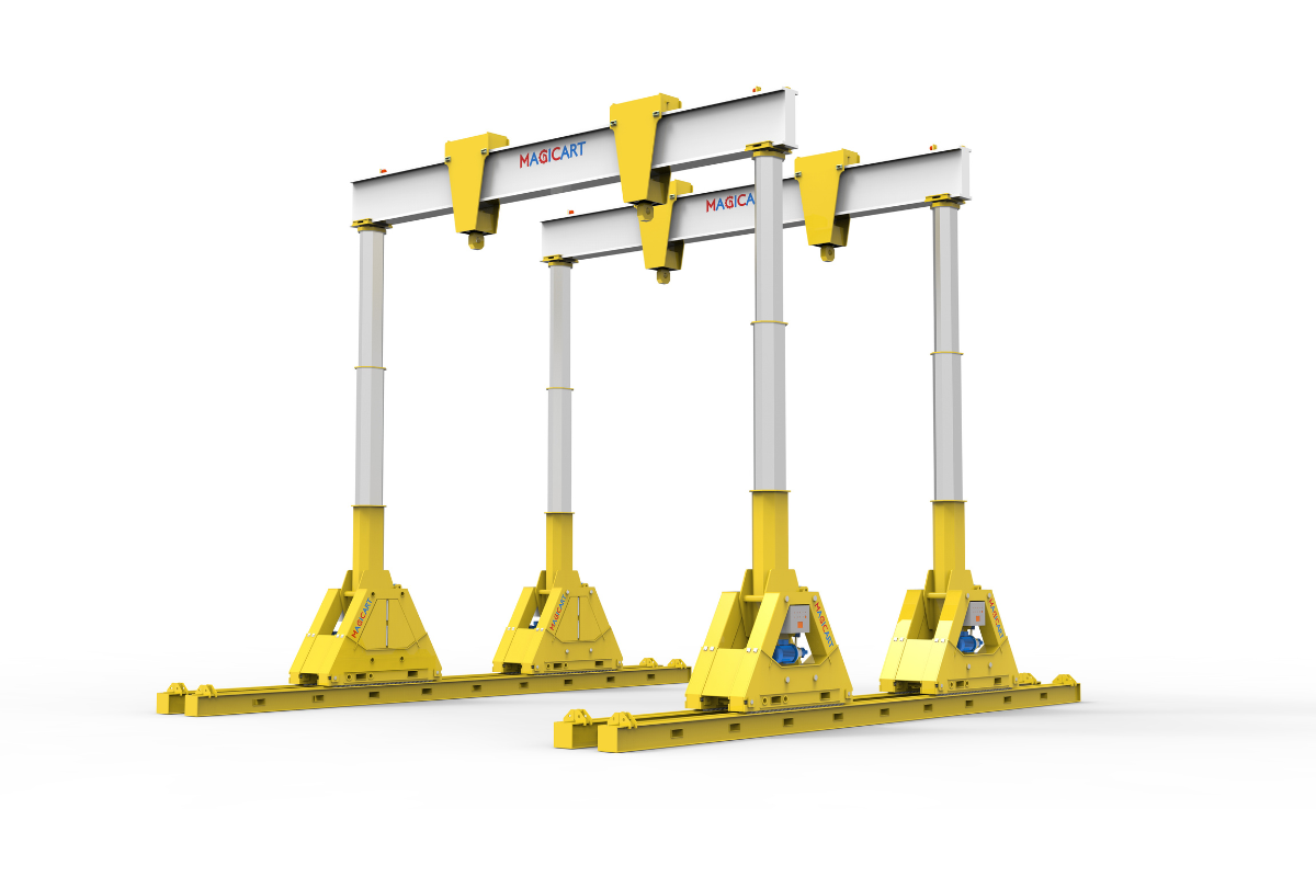 Hydraulic Gantry Crane - MAGICART’s Folding Design