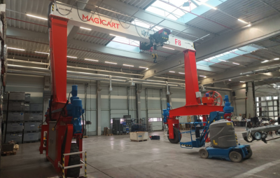 Positive Feedback from Czech Customer on 8-Ton Rubber Tyre Gantry Crane