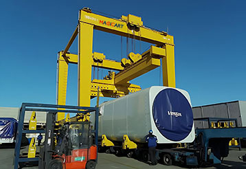 BS model – Spreader RTG Crane