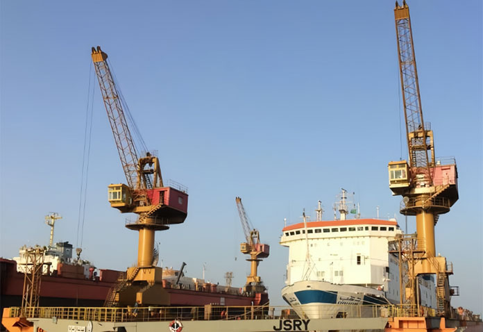 Floating Dock Crane