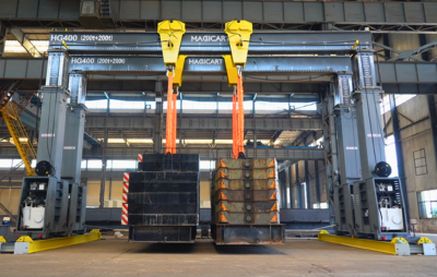400T Hydraulic Gantry Successfully Passes Factory Load Test for Czech Order